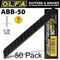 OLFA Blades Black X-sharp 50 Per Pack Ultra Sharp 9mm